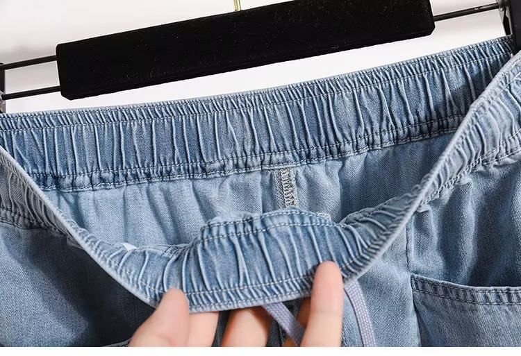 Krezol - Plus Size High Rise Washed Wide Leg Jeans