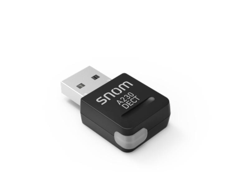 snom Adapter A230 USB DECT Dongle DECT-Dongle für Headset und Erweitungslautsprecher
