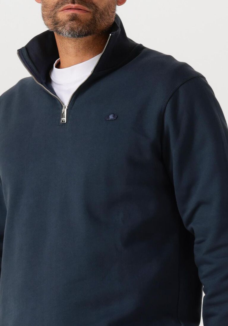 donkerblauwe the goodpeople sweater lucca