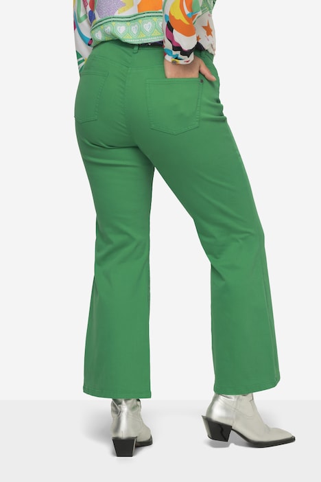 Color-Jeans, weites Bein, 5-Pocket