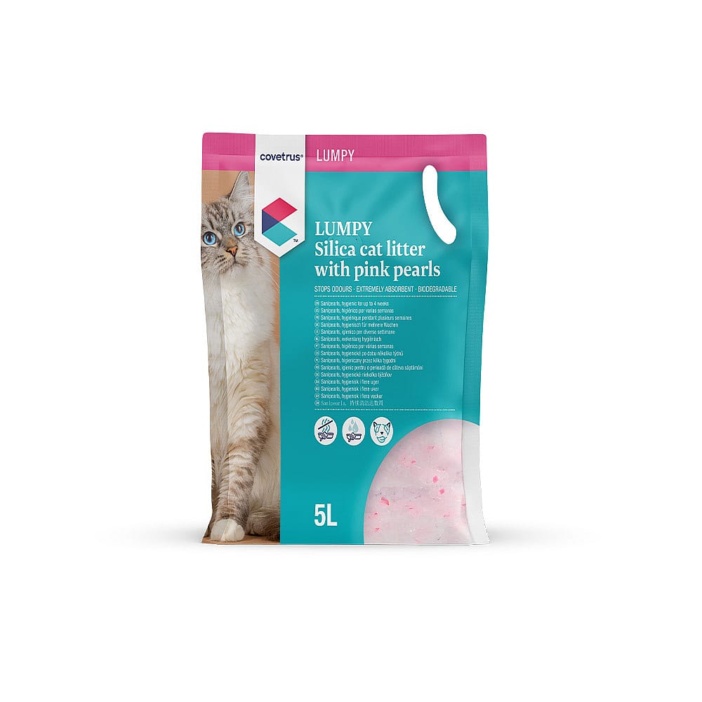 CVET Kattenbakvulling Lumpy Silica Roze | 5 liter | 12846