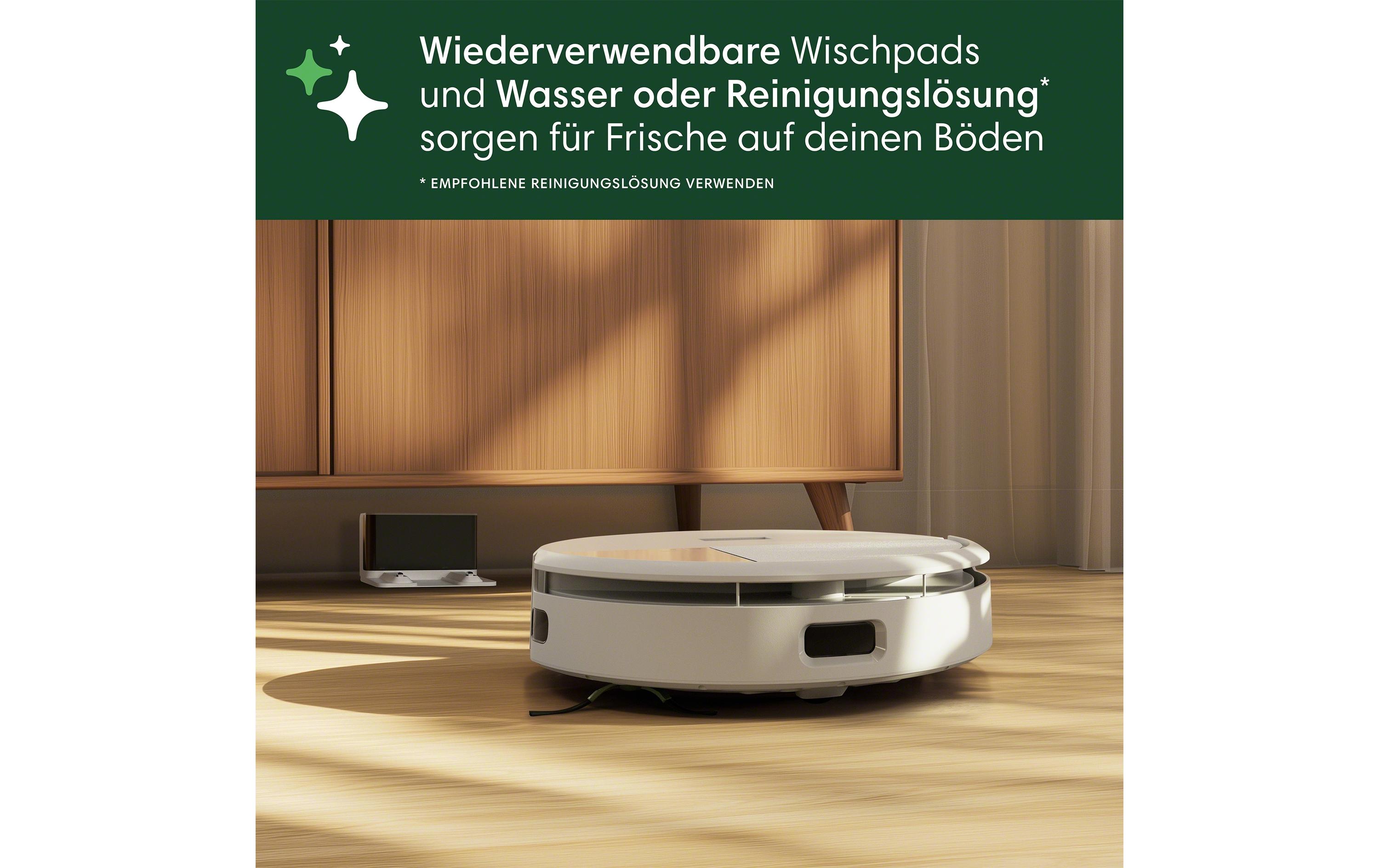 Saug- und Wischroboter Roomba 205 DustCompactor Combo<br>Der erste Saugwischroboter mit Verdichtungsbehälter