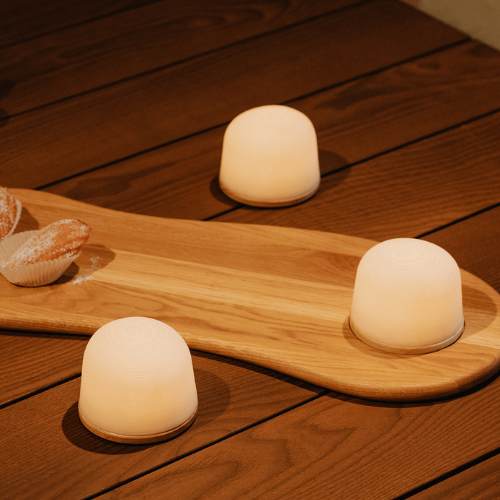 Stimmungslicht Small Fondant Eichenholz