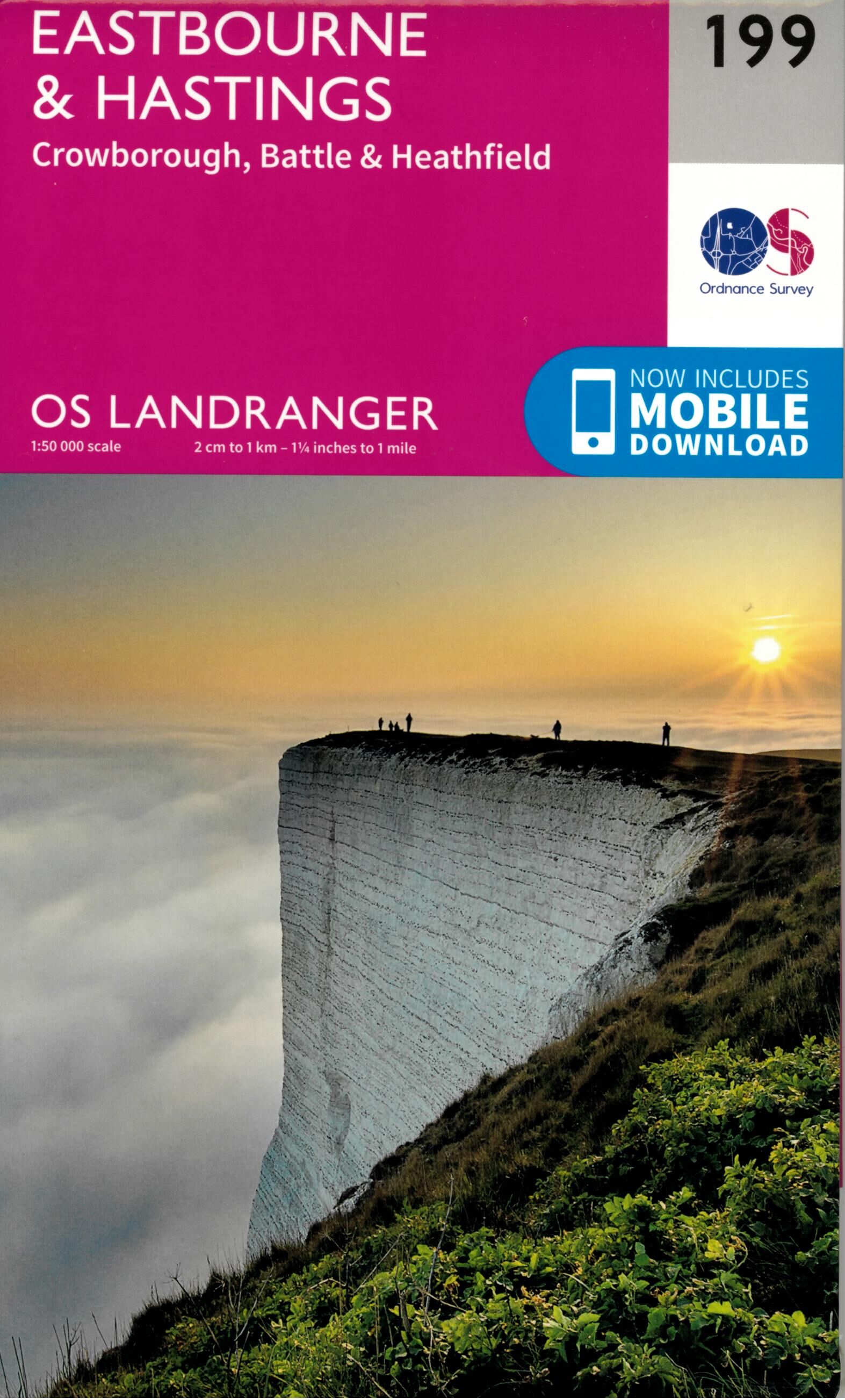 ORDNANCE SURVEY - 199 GB EASTBOURNE 1 50 000