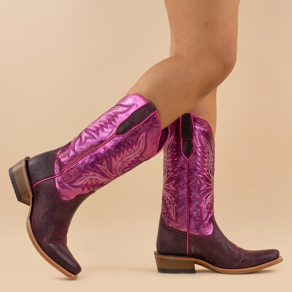 Ariat cowboylaarzen Futurity Flash roze