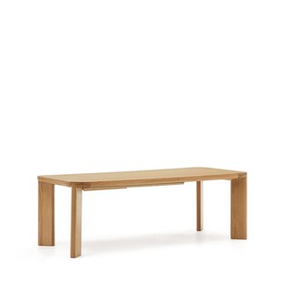 Kave Home Esstisch JONDAL 200(280) x 100 cm Naturfarben
