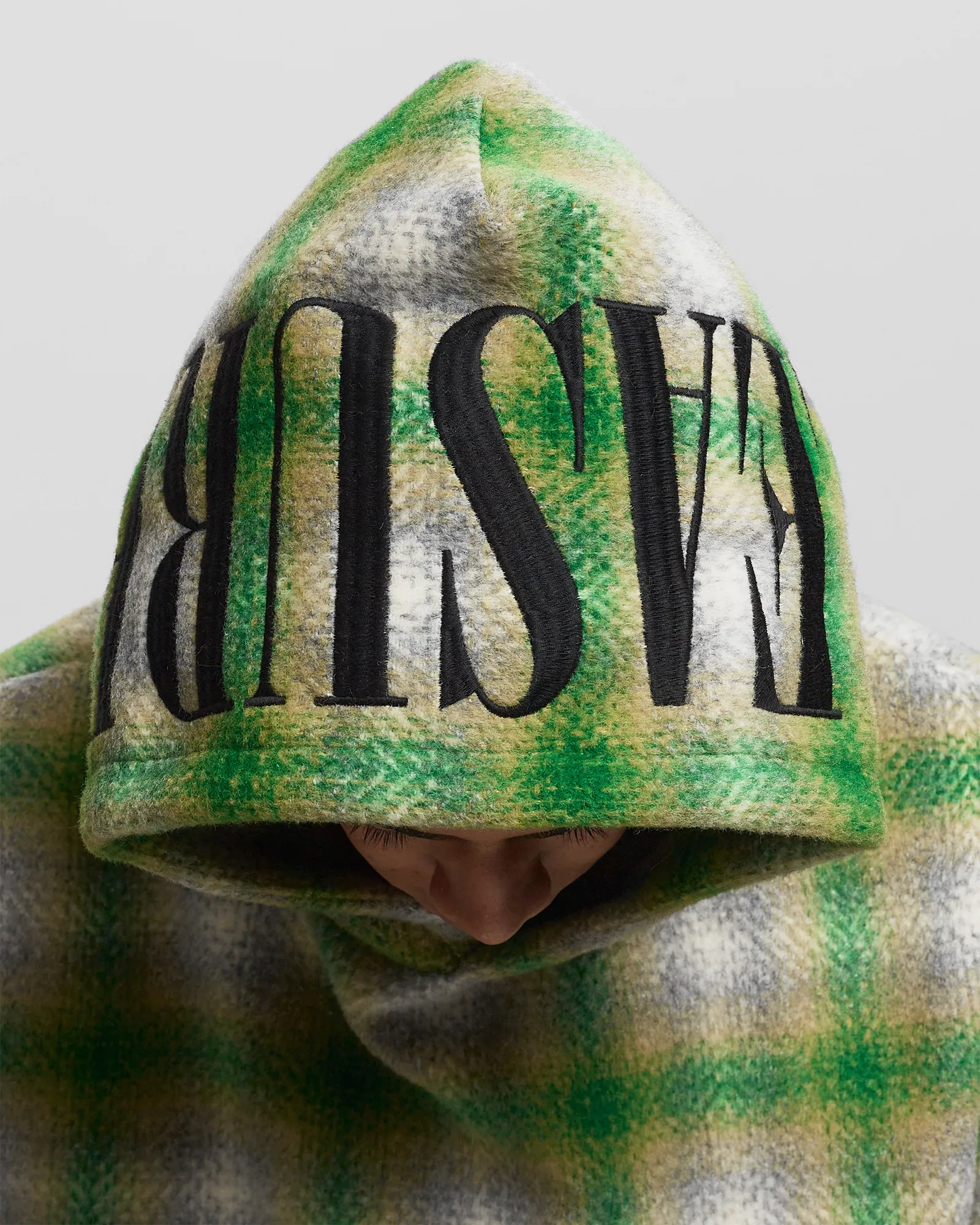 Pleasures BEYOND PLAID WOVEN HOODIE