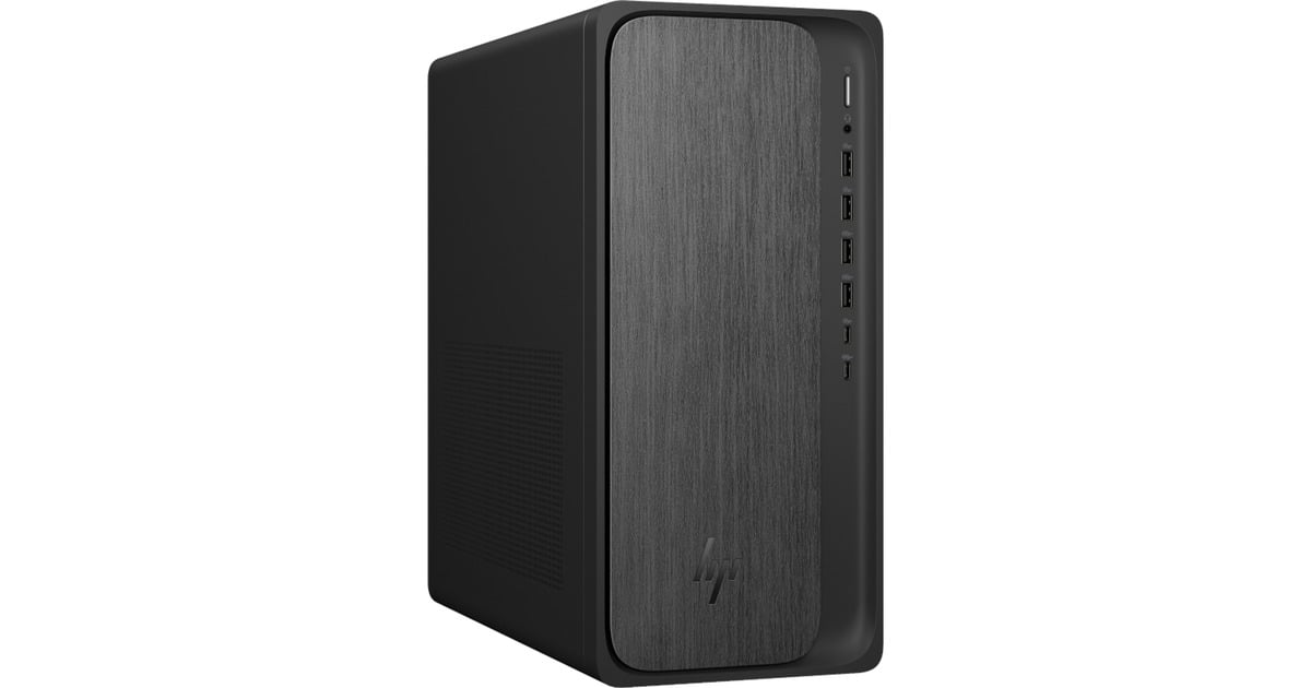 HPOmniDesk M02-0035nd (B8EM3EA) pc-systeem  (Zwart/grijs | R7 8700G | Radeon Graphics | 16 GB | 512 GB SSD)