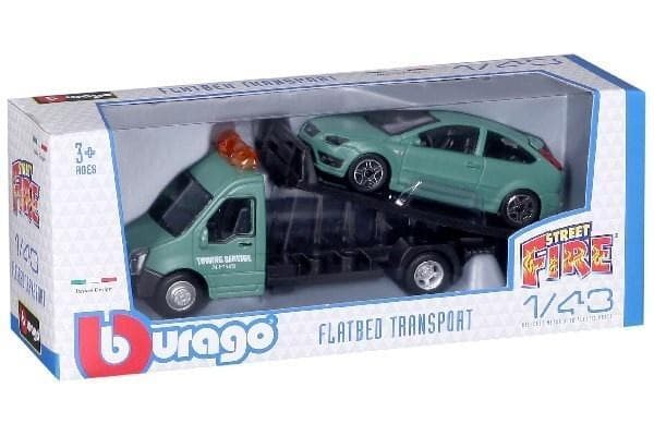 BURAGO Flatbed Transport 1:43 ass