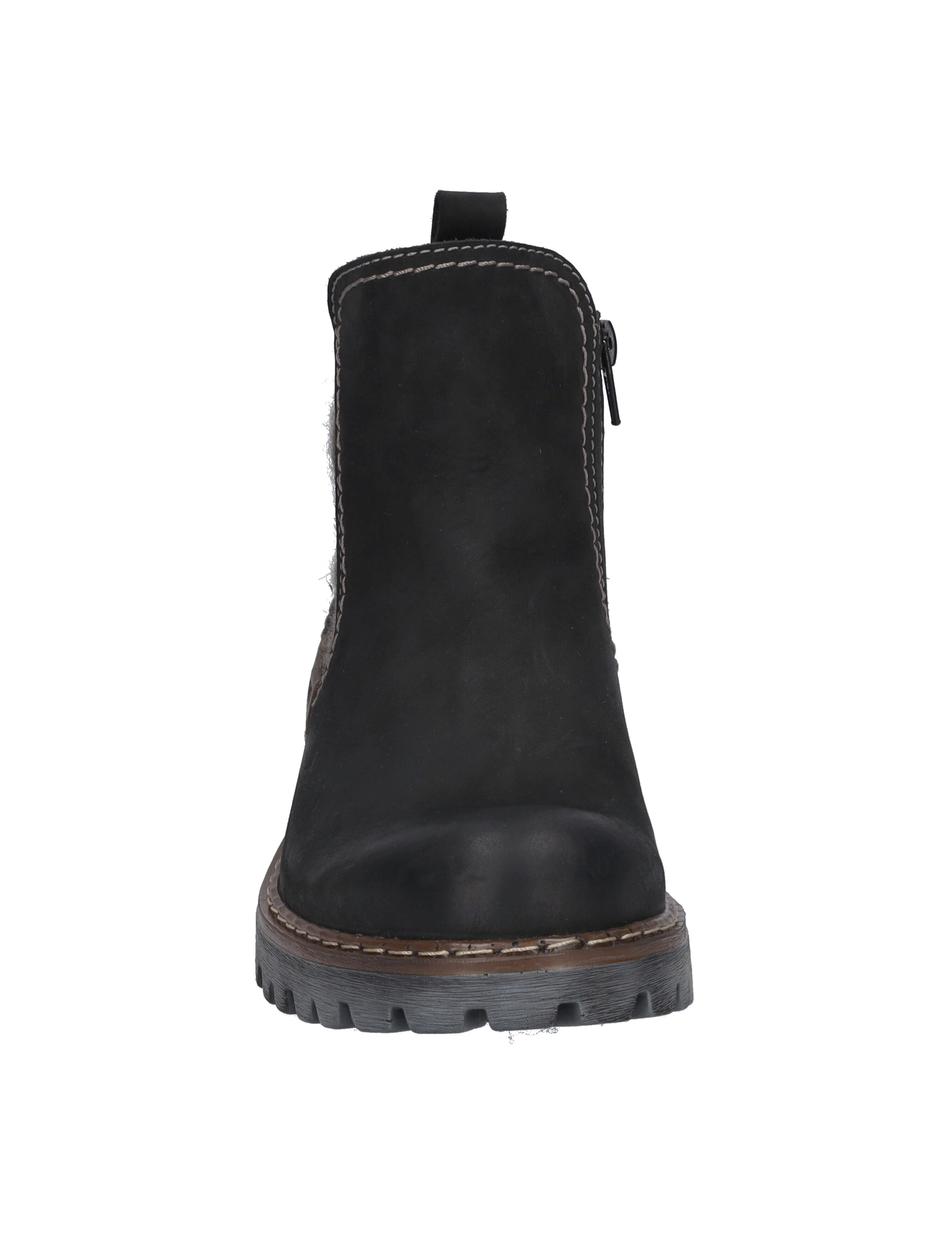 Stiefelette Marta 03, schwarz-kombi