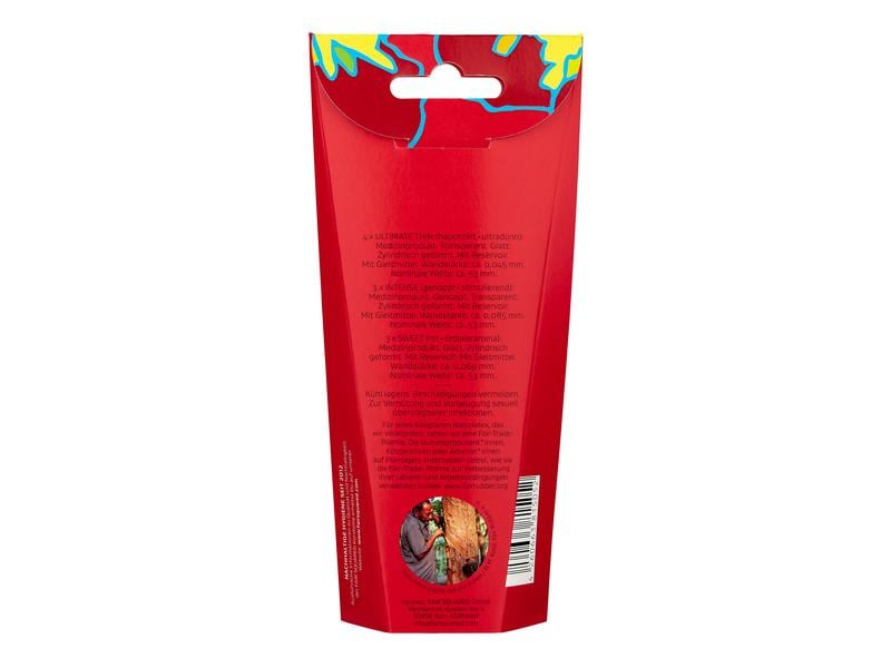 Fair Squared Kondome Lover Mix 10 Stück Hochwertige Kollektion mit Präservativen