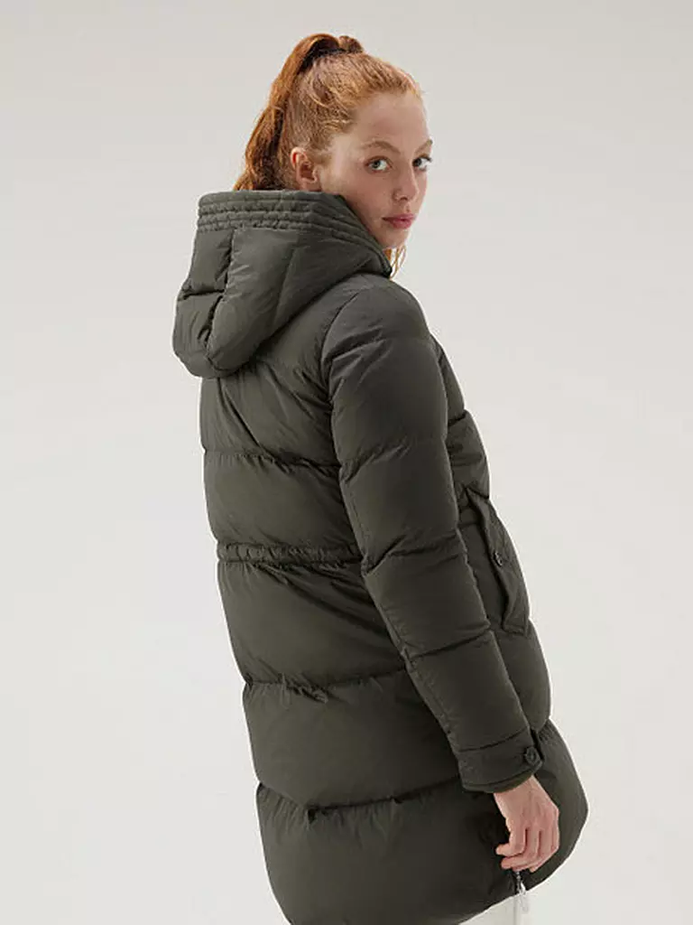 WOOLRICH Daunensteppjacke ALSEA olive