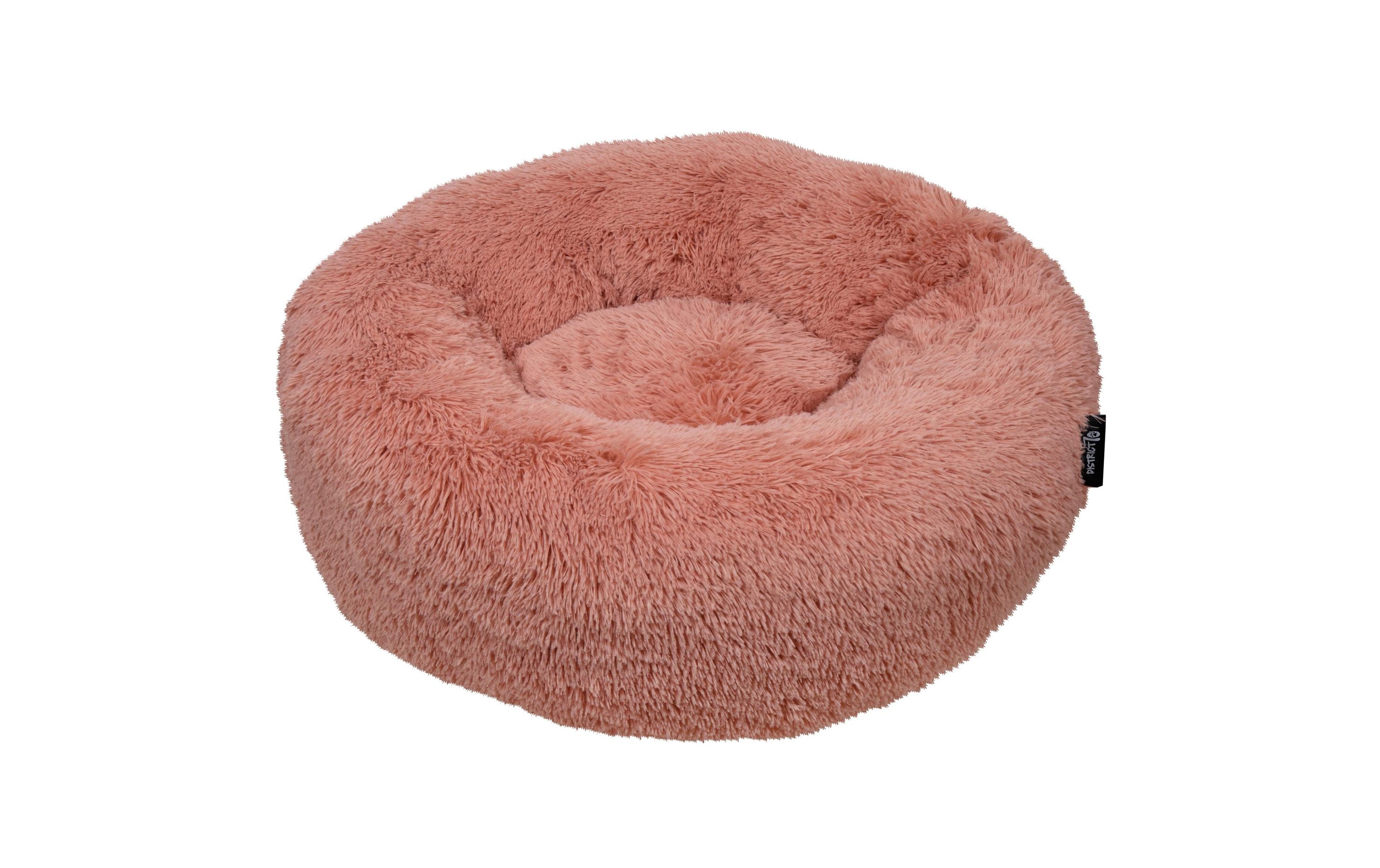 Hunde-Bett Fuzz, Pink, LFlauschiger Schlafplatz für Hunde