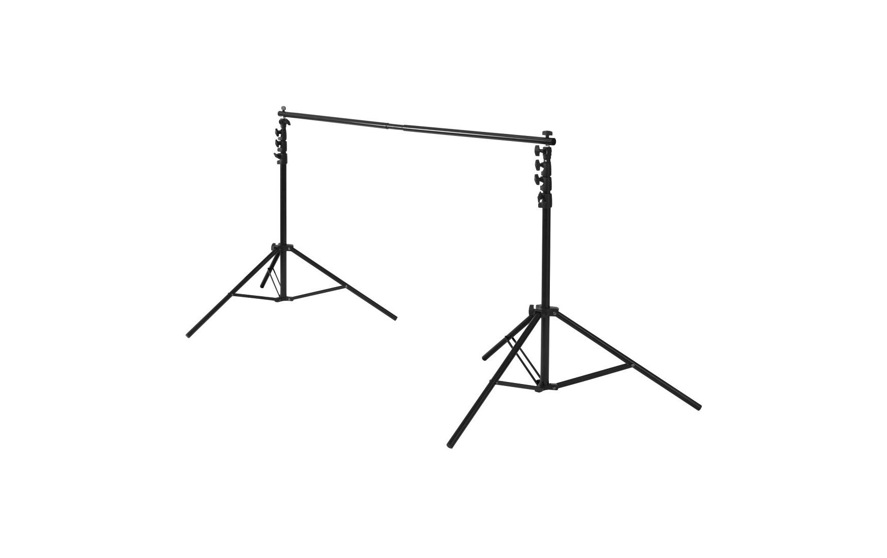 Hintergrundsystem für Studio und unterwegs, 158-295 cm<br>Foto-Hintergrundsystem für Studio und unterwegs, 158-295 cm, ausziehbar