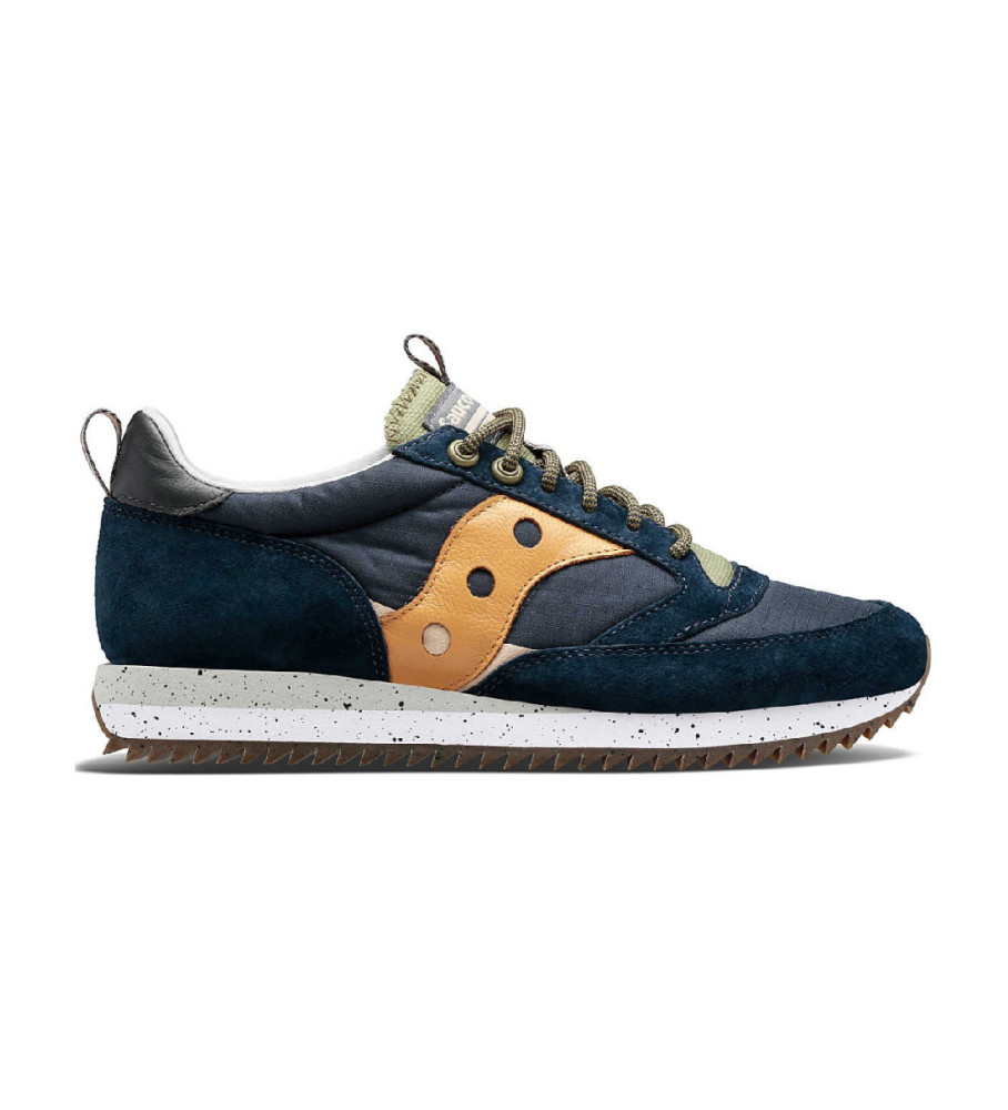 Tênis Saucony Jazz 81 em couro azul