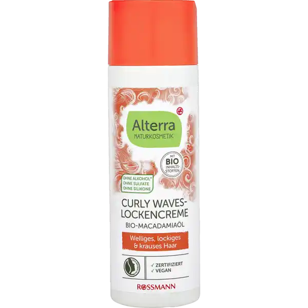 Curly Waves-Lockencreme Bio-Macadamiaöl