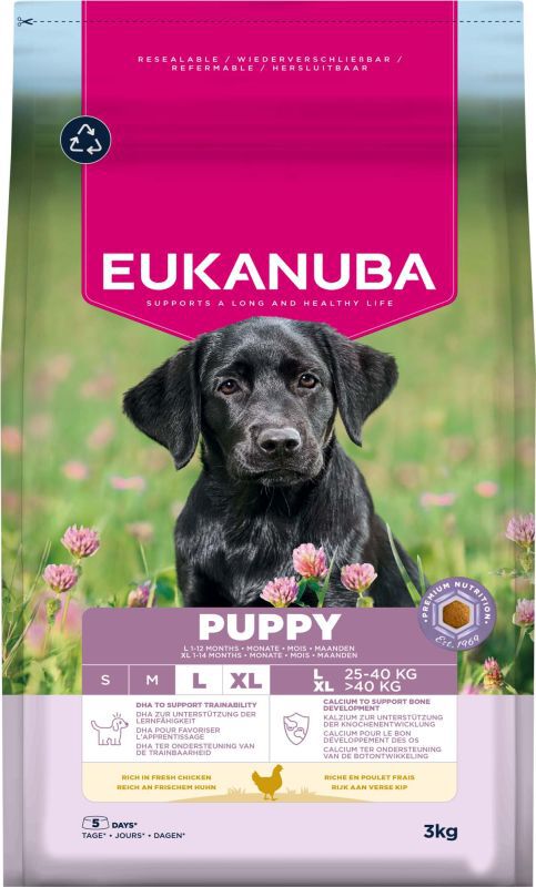 Eukanuba Puppy Large/Extra Large  - Hondenvoer - 3 Kilogram - kip