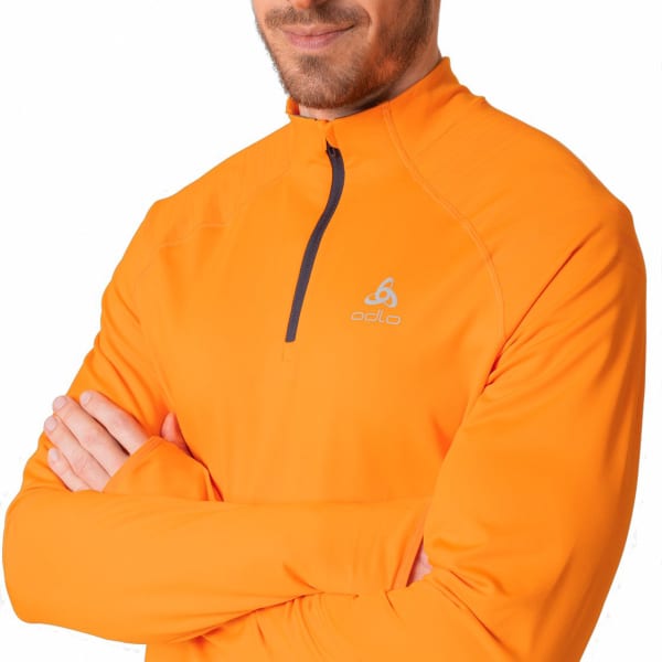 T-shirt running ODLO ALP CERAMIWARM MIDLAYER 1/2 ZIP ORIOLE