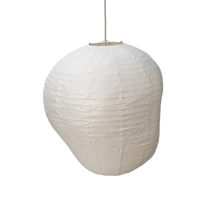 Ferm Living - Kurbis Lampenschirm, H 60 x Ø 57 cm, natur