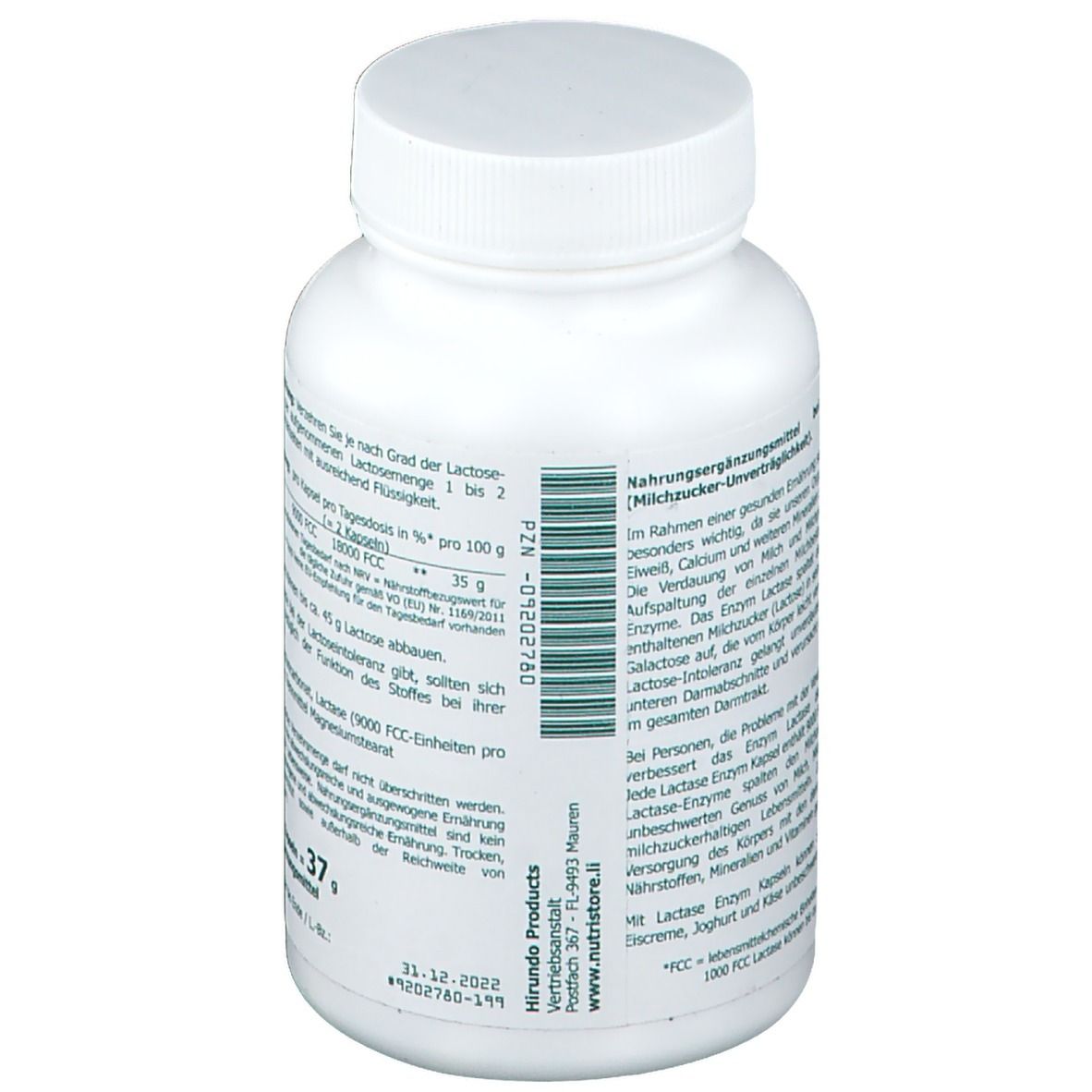Lactase 9.000 FCC Enzym