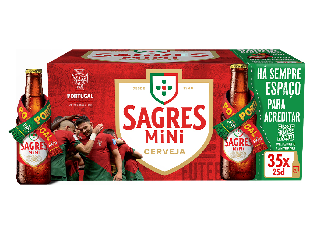 CERVEJA SAGRES BRANCA 35X0.25L