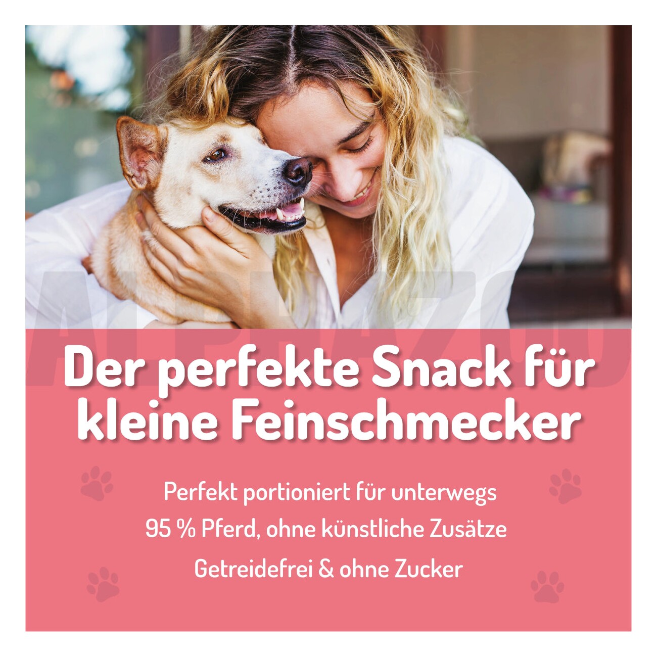 ALPHAZOO Schwing Die Hufe 65g I Leckerli für Hunde