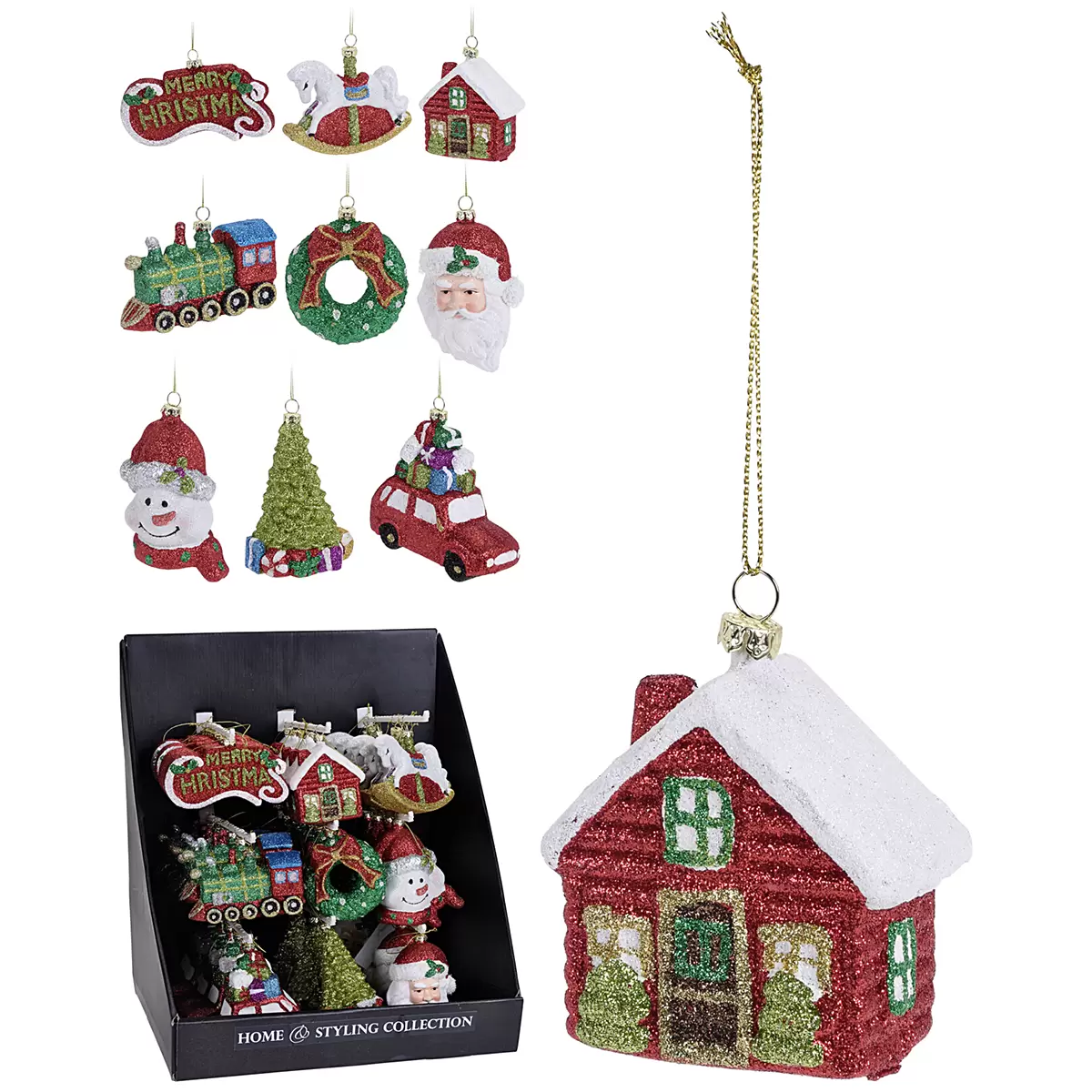Hängedeko Santa Bunt