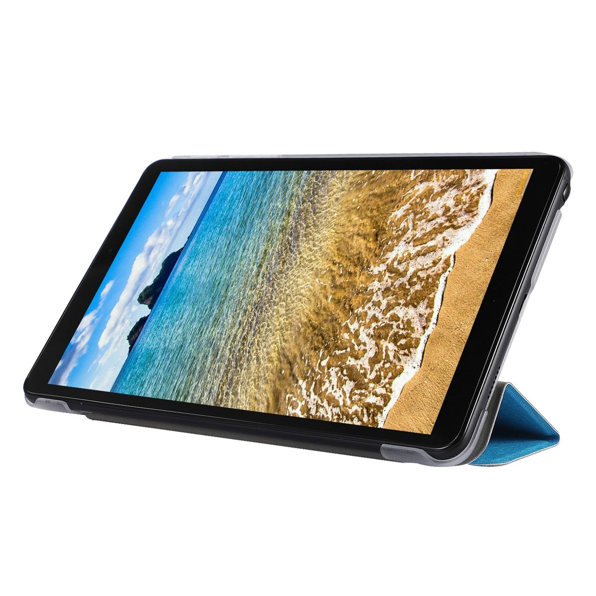 Schutz Tablet Hülle für Samsung Galaxy Tab A7 Lite Case Cover Tasche Etuis Blau