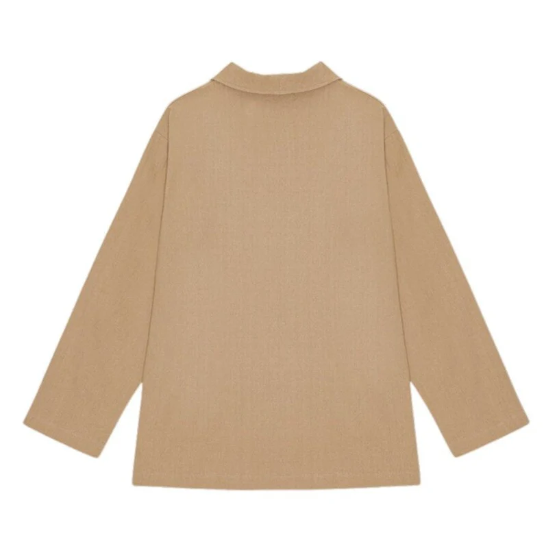 Moshi Moshi Mind  Higher Crepe skjorte - Warm Sand