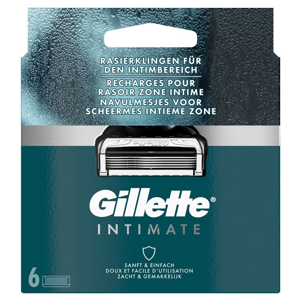 Gillette Intimate Systemklingen<br>6 Stück