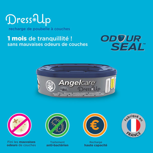 1 recharge octogonale poubelle Dress Up - ANGELCARE