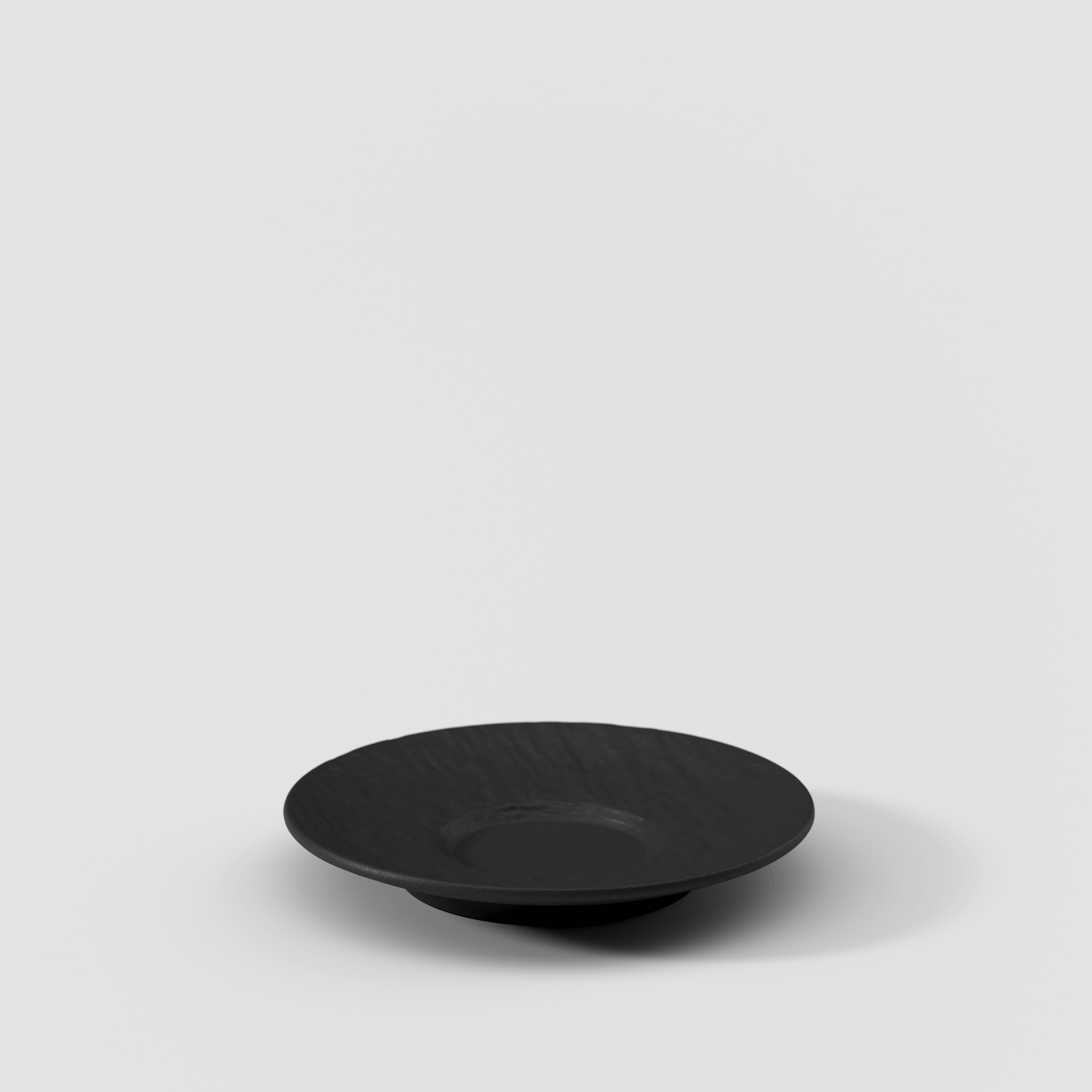 Manufacture Espresso cup saucer Black, 4.8'', Premium Porcelain