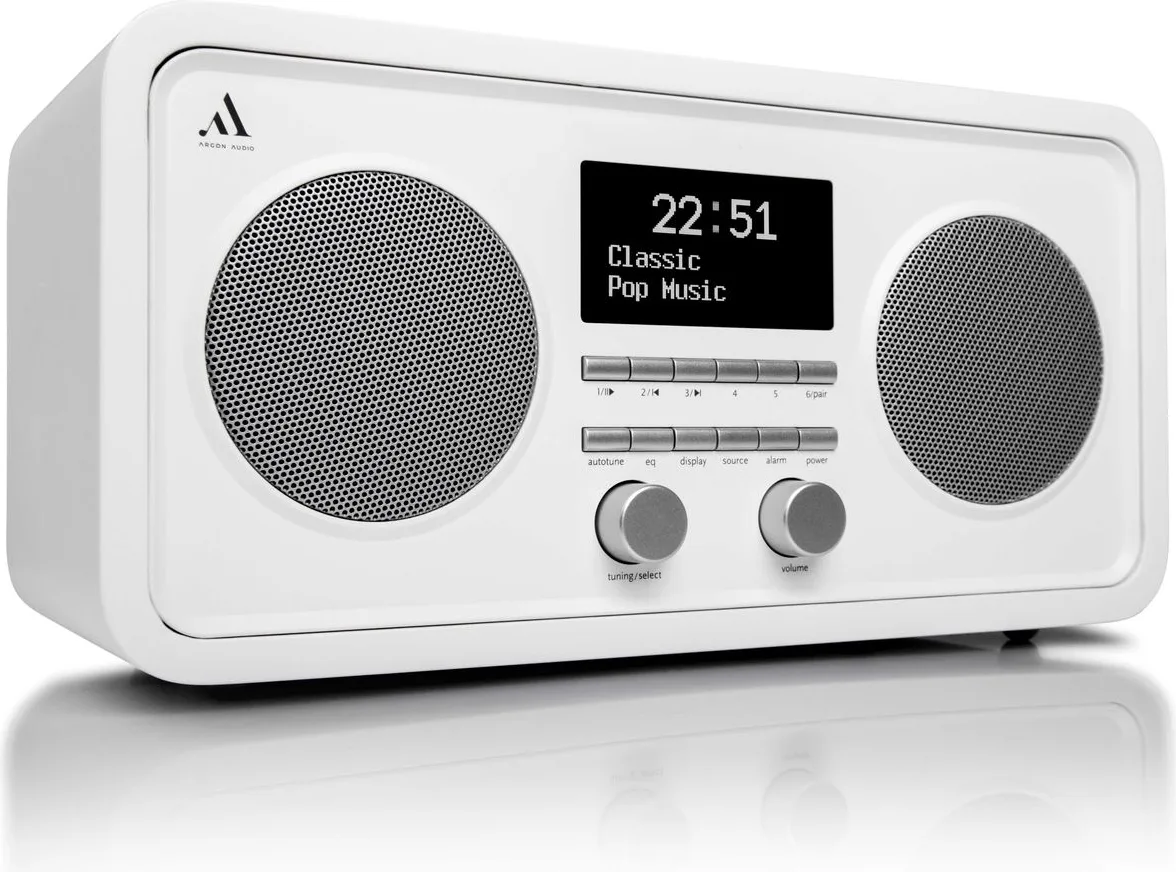 Argon Audio Radio 3 Blanc Radios réveils