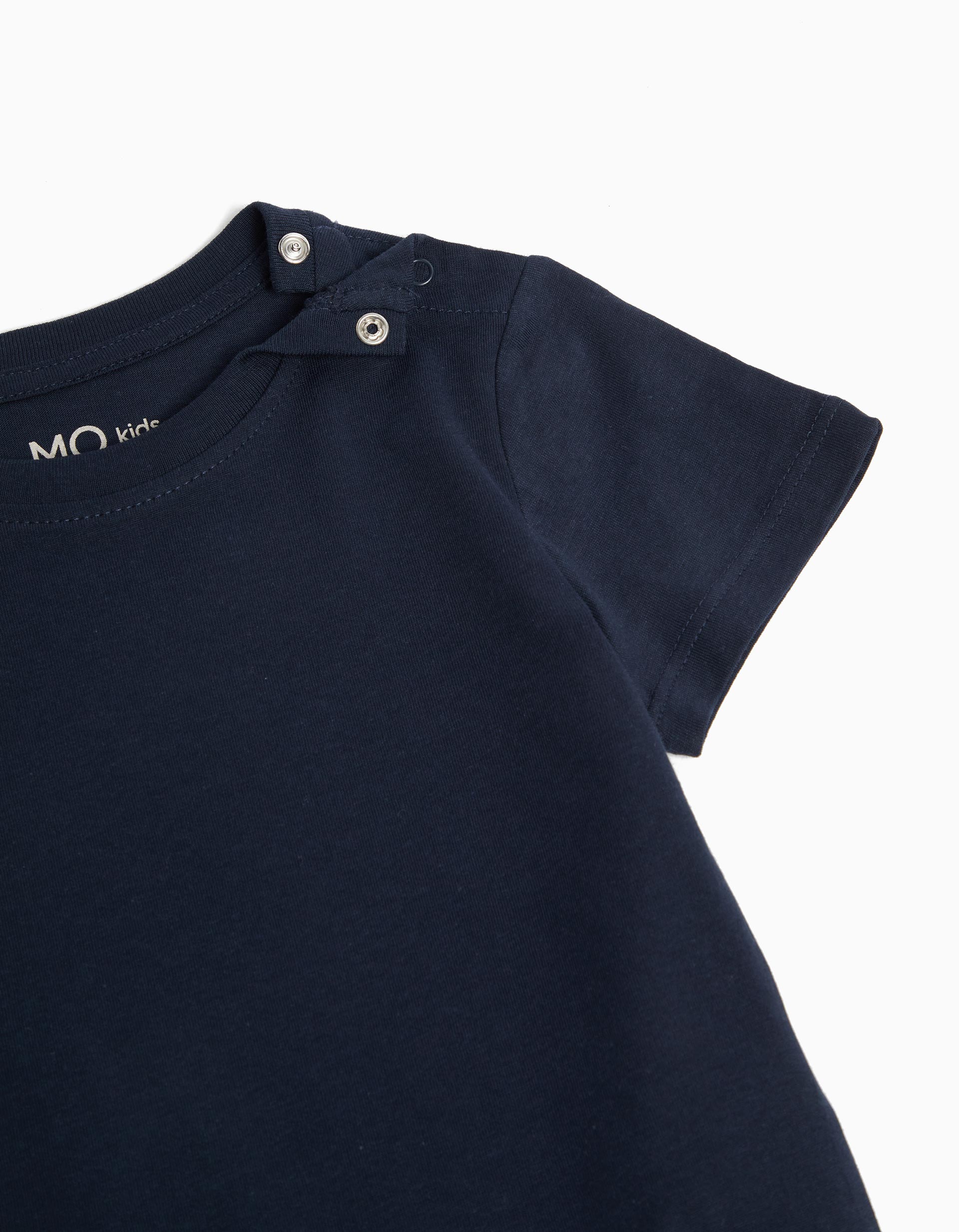 T-shirt Básica, Menino, Azul Escuro