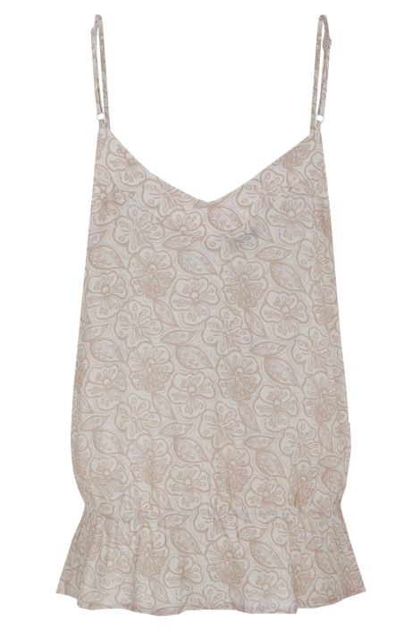 Fluresk beige dames top