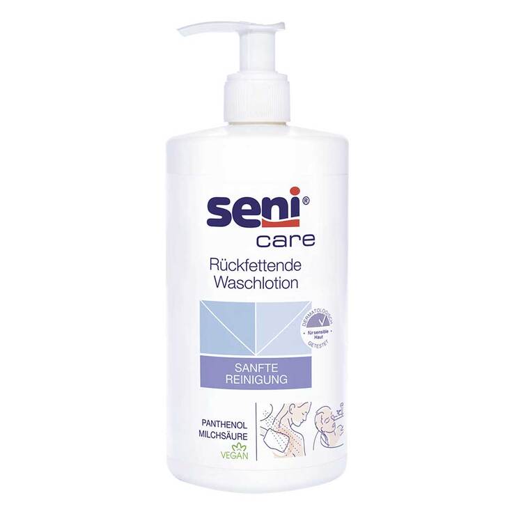 Seni care rückfettende Waschlotion, 500 ml