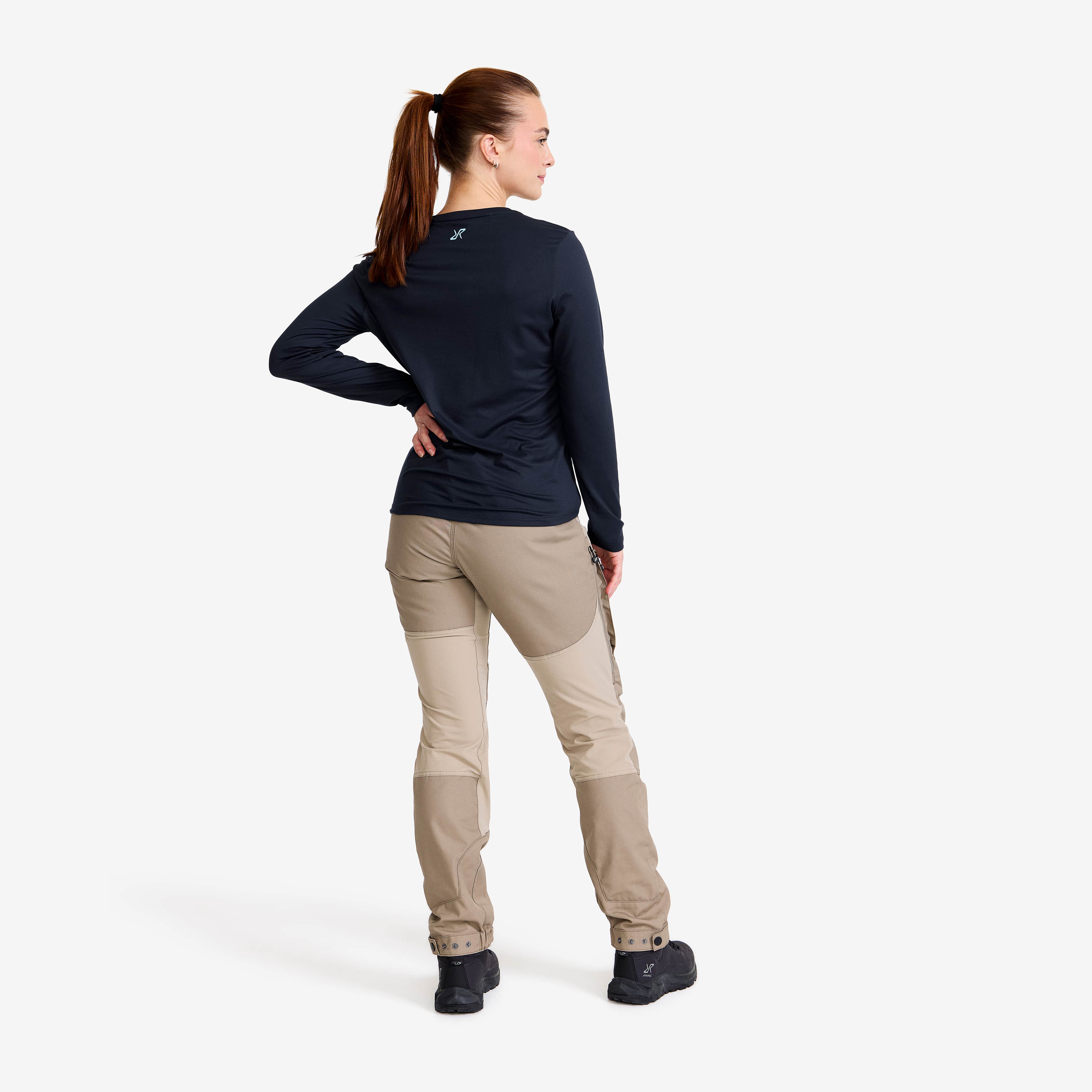 Mission Long-sleeved T-shirt Dame Navy/Alaskan Blue
