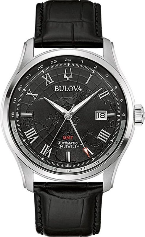 Bulova - Polshorloge - Heren - Automatisch - Wilton GMT - 96B387