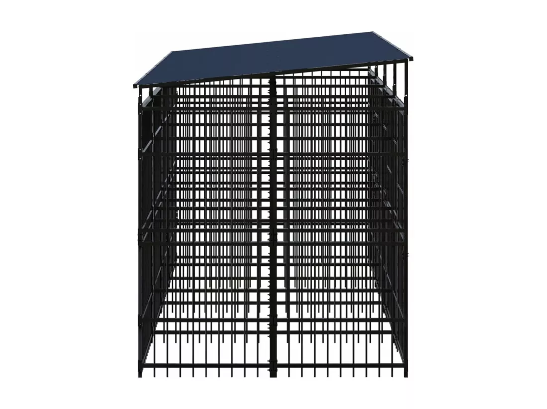 Chenil cage enclos pac noire 384 x 192 x 200 cm 02_0041765