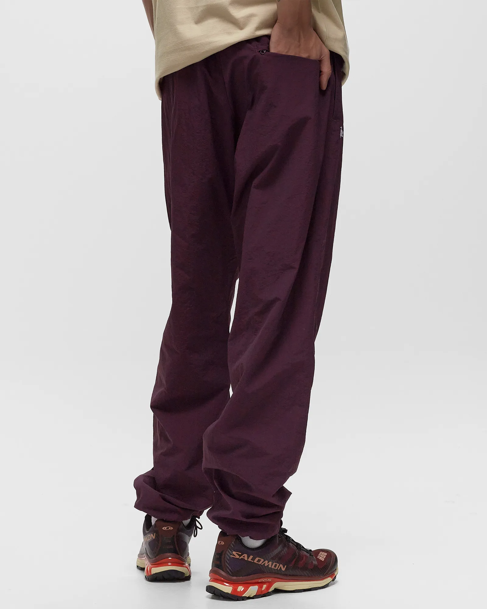 Calça de treino básica de nylon M2 da Patta