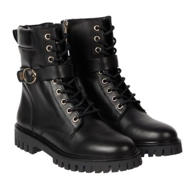 Bottines femme Buckle Lace Up Boot TOMMY HILFIGER