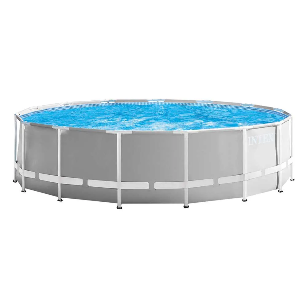 Intex Prism Ø 457x122 cm Stahl Runder Aufstellpool