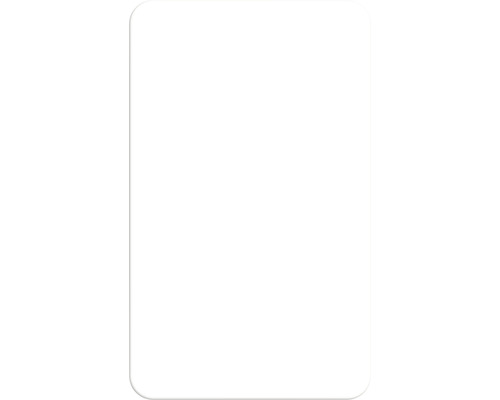 Aluminium U-profiel, glanzend wit, 6x5,5x18x2600 mm