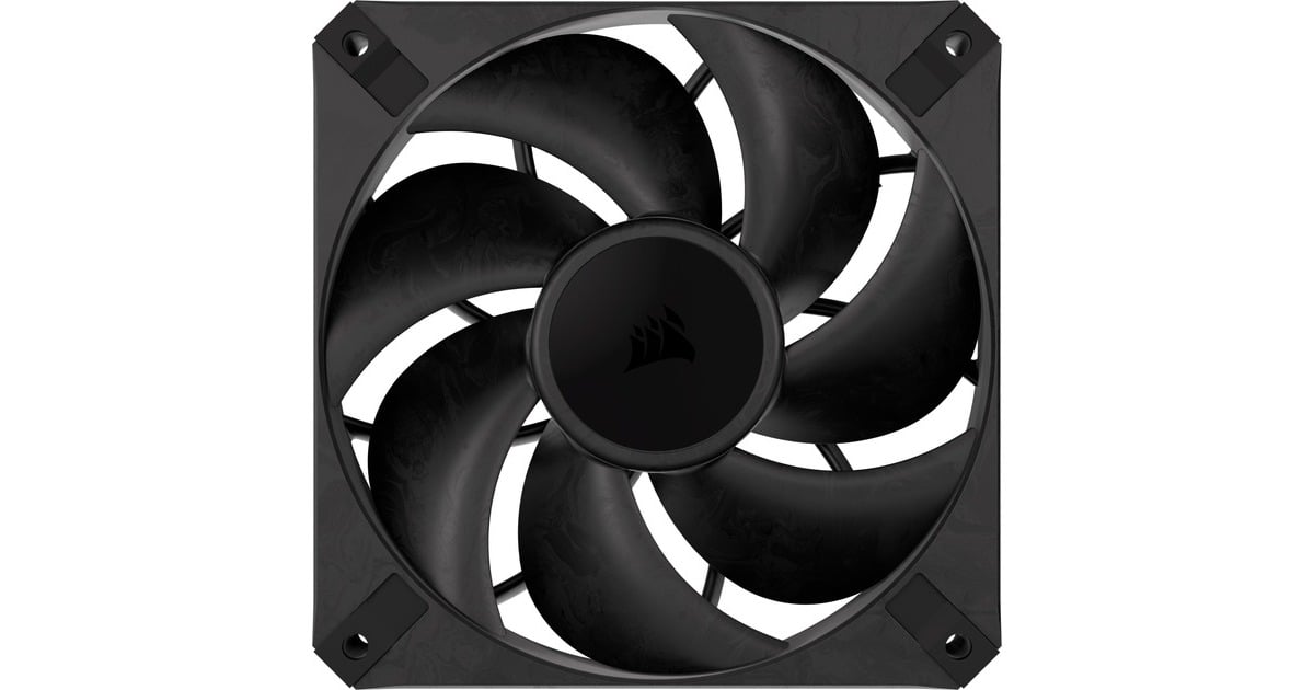 CorsairRS120 MAX Thick case fan  (Zwart, 120 x 120 x 30 mm, PWM)