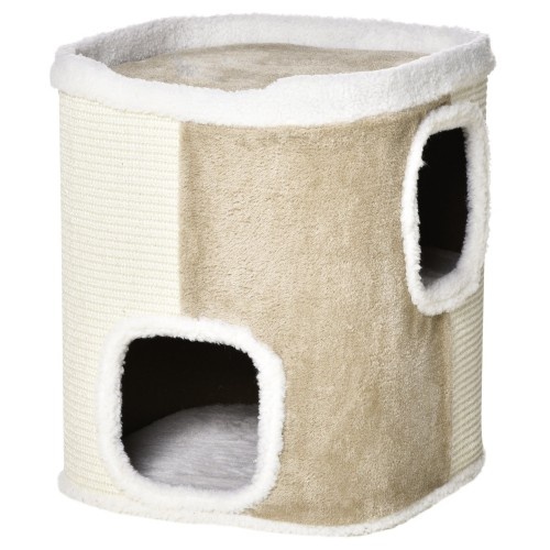 Arranhador para Gatos Pawhut, Bege