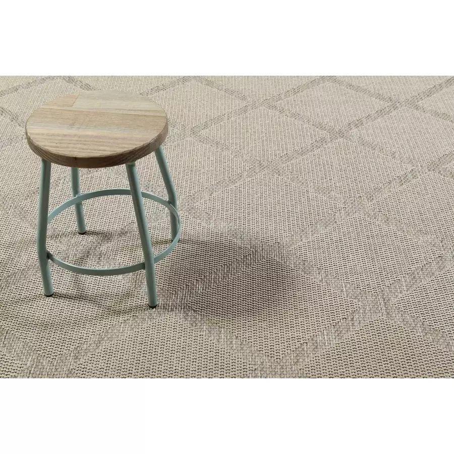 Esprit Outdoorteppich In & Outdoor Sparkle Outdoor (Rhomb) beige grau