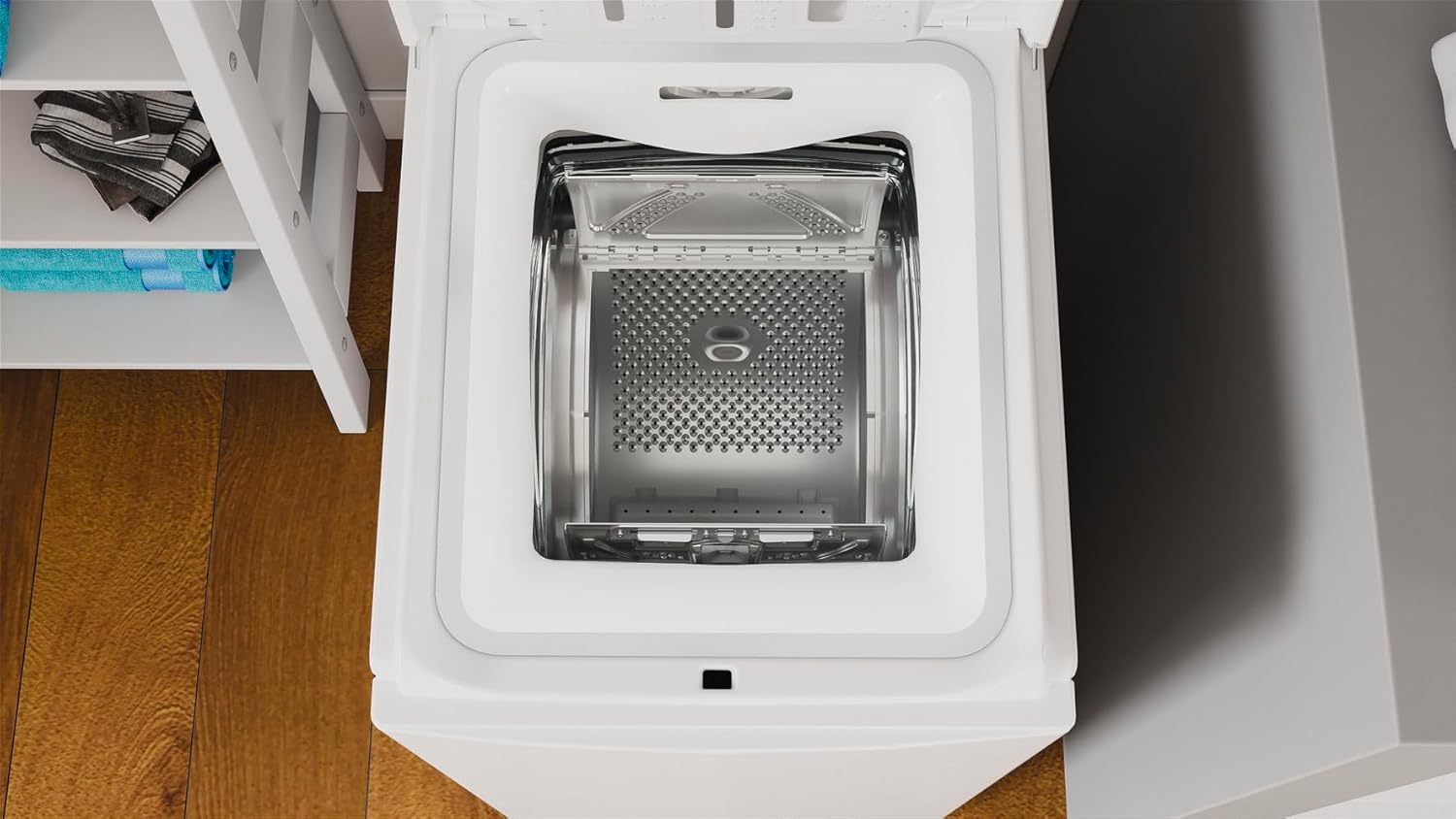 Privileg PWT Class B6 S5 N Waschmaschine Toplader/1200 UpM/6 kg/EEK B/Turn&Go Programm/Rapid Wash/SoftOpening/Extra Spülen/Energy Saver/Mehrfachwasserschutz+/Extra Waschen/Startzeitvorwahl