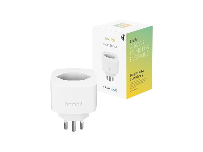 hombli Smart Socket CH, Weiss Bedienung über Ihr Smartphone