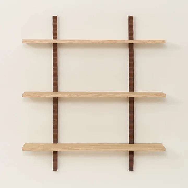 Nobodinoz - Heju Wandregal 90 x 102 cm, Esche natur