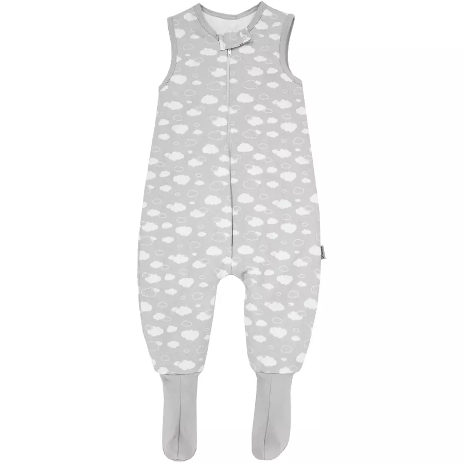 TupTam Baby Winter Schlafsack mit Beinen und Füßen grau